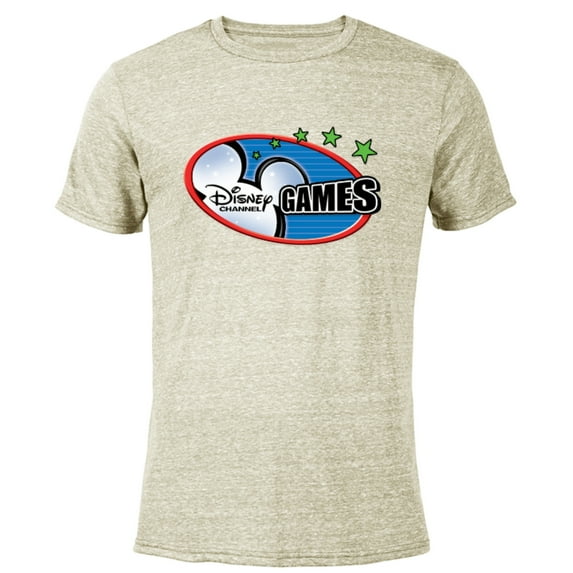 Disney Channel Games Logo - Short Sleeve Blended T-Shirt for Adults – Customized-Yellow