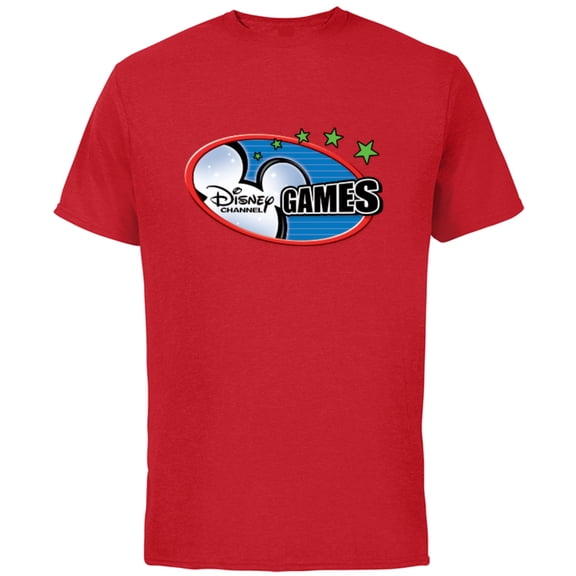 Disney Channel Games Logo - Short Sleeve Cotton T-Shirt for Adults – Customized-Red