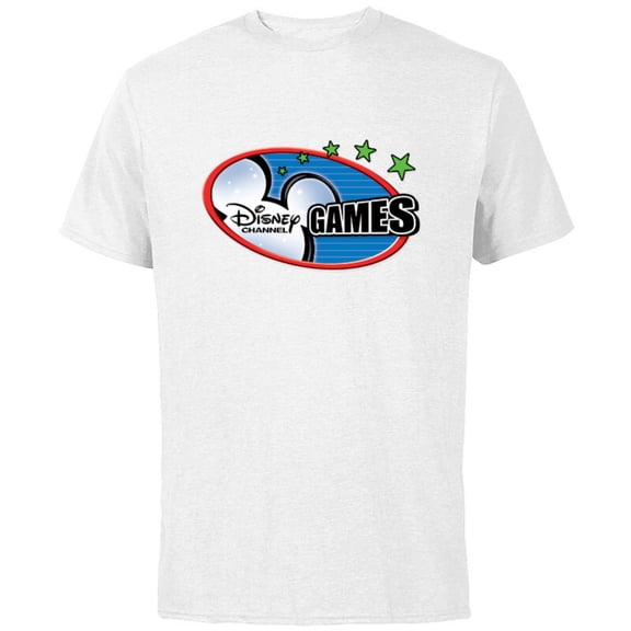 Disney Channel Games Logo - Short Sleeve Cotton T-Shirt for Adults – Customized-White