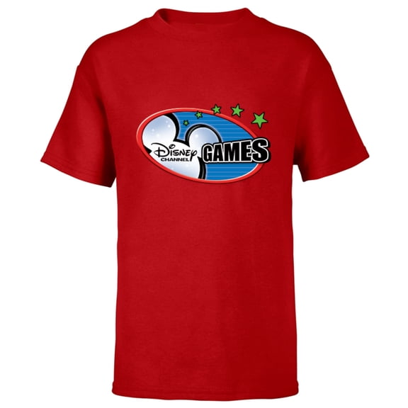 Disney Channel Games Logo - Short Sleeve T-Shirt for Kids – Customized-Red