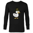 thumbnail image 1 of Disney Channel Gravity Falls Duck-Tective - Long Sleeve T-Shirt for Men - Customized-Black, 1 of 5
