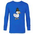 thumbnail image 1 of Disney Channel Gravity Falls Duck-Tective - Long Sleeve T-Shirt for Men - Customized-Royal, 1 of 5