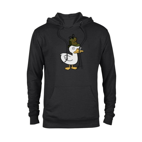 Disney Channel Gravity Falls Duck-Tective - Pullover Hoodie for Adults - Customized-Black