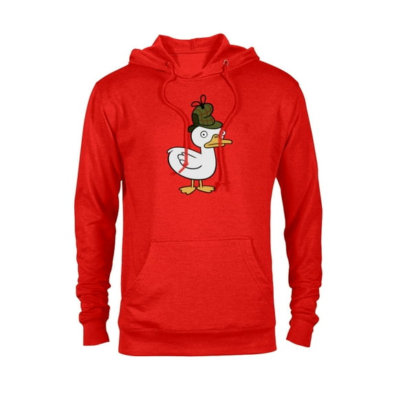 Disney Channel Gravity Falls Duck-Tective - Pullover Hoodie for Adults - Customized-Red Heather