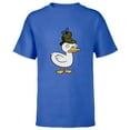 thumbnail image 1 of Disney Channel Gravity Falls Duck-Tective - Short Sleeve T-Shirt for Kids - Customized-Royal, 1 of 5