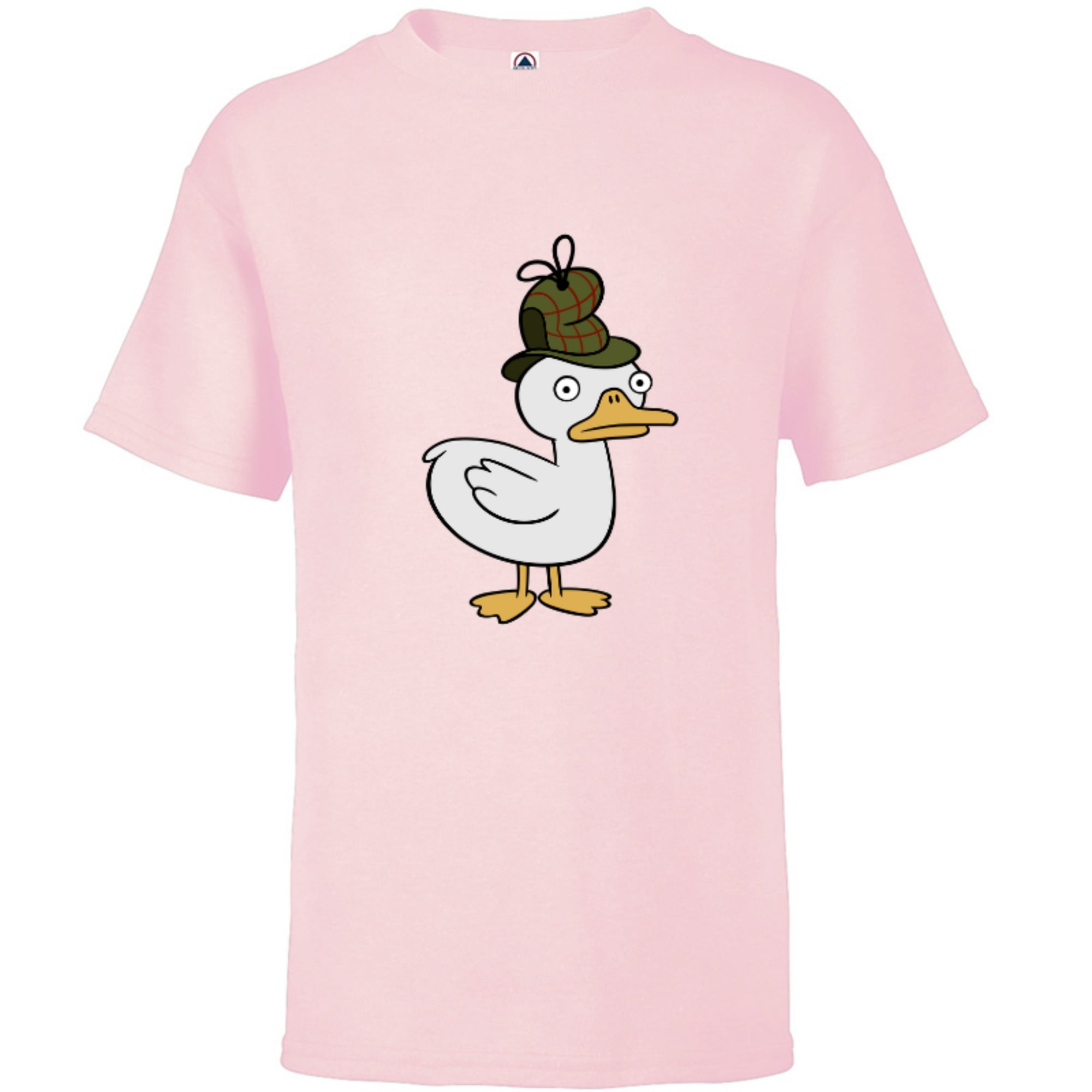 Disney Channel Gravity Falls Duck-Tective - Short Sleeve T-Shirt for Kids -  Customized-White - Walmart.com