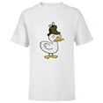 thumbnail image 1 of Disney Channel Gravity Falls Duck-Tective - Short Sleeve T-Shirt for Kids - Customized-White, 1 of 5