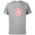 thumbnail image 1 of Disney Channel Gravity Falls Waddles the Pig - Short Sleeve Cotton T-Shirt for Adults -Customized-Athletic Heather, 1 of 5