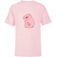 thumbnail image 1 of Disney Channel Gravity Falls Waddles the Pig - Short Sleeve T-Shirt for Kids -Customized-Soft Pink, 1 of 5