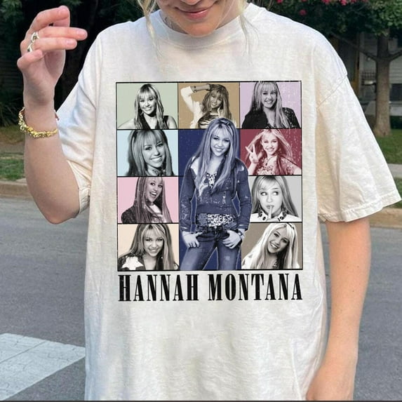 Disney Channel Hannah Montana Movie Photos Retro T-Shirt, Disneyland Family Matching Shirt, WDW Magic Kingdom, The Other Side Of Me Shirt,White Color,Size 3XL