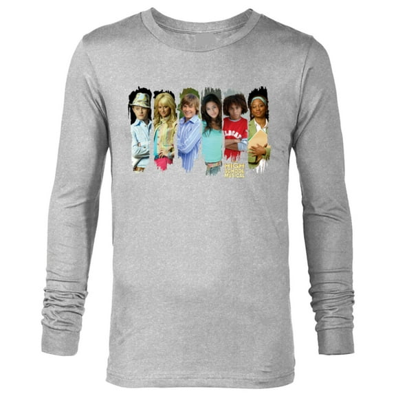 Disney Channel High School Musical Characters - Long Sleeve T-Shirt for Men - Customized-Athletic Heather