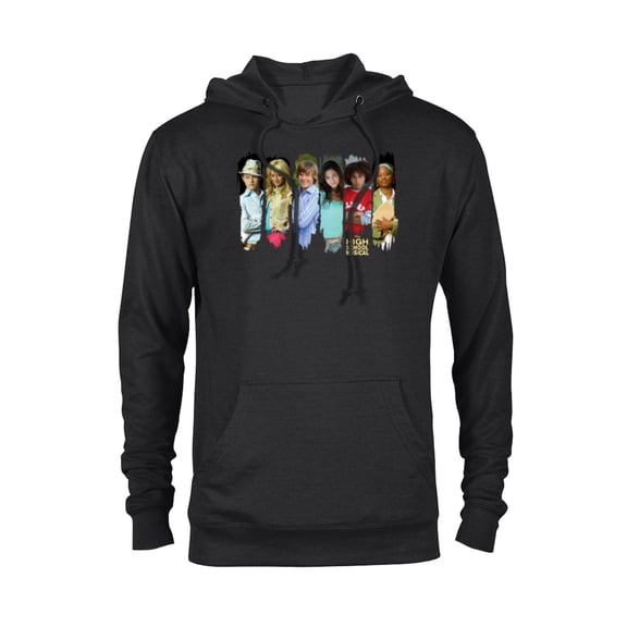 Disney Channel High School Musical Characters - Pullover Hoodie for Adults - Customized-Black
