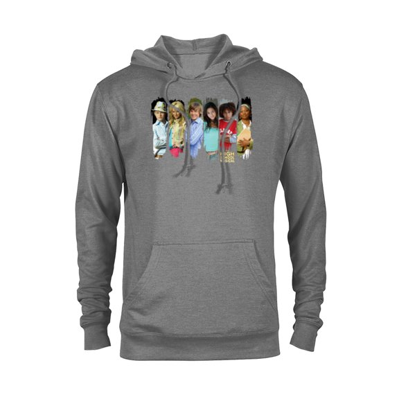 Disney Channel High School Musical Characters - Pullover Hoodie for Adults - Customized-Graphite Heather