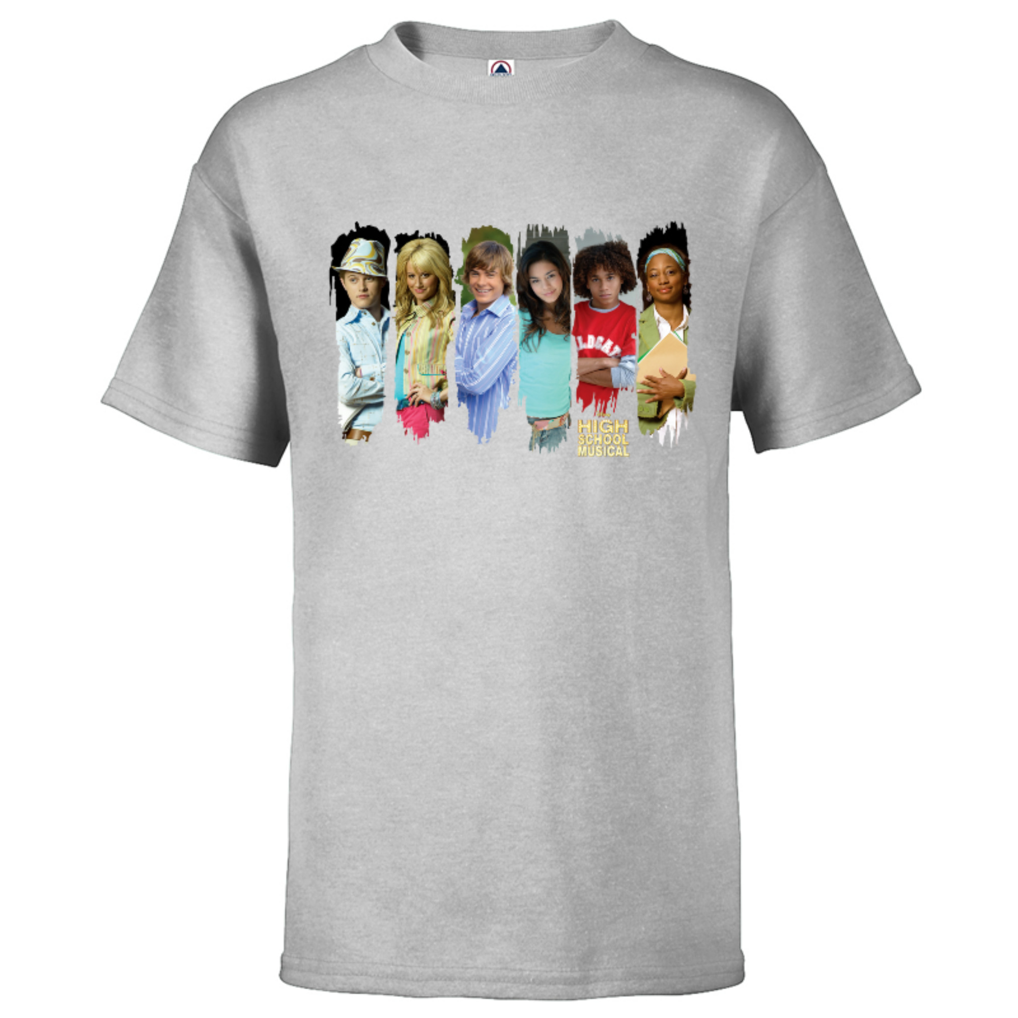 Disney Channel High School Musical Characters - Short Sleeve T-Shirt for  Kids - Customized-Soft Pink