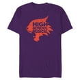thumbnail image 1 of Disney Channel High School Musical Wildcats - Short Sleeve Blended T-Shirt for Adults - Customized-Purple, 1 of 5