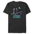 thumbnail image 1 of Disney Channel JONAS Nick Joe and Kevin - Short Sleeve Blended T-Shirt for Adults - Customized-Dark Heather, 1 of 5