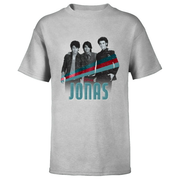 Disney Channel JONAS Nick Joe and Kevin - Short Sleeve T-Shirt for Kids - Customized-Athletic Heather