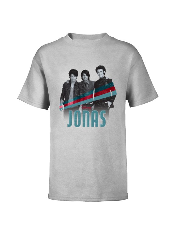 Channel JONAS Nick Joe and Kevin - Short Sleeve T-Shirt for Kids - Customized-Athletic Heather