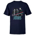 thumbnail image 1 of Disney Channel JONAS Nick Joe and Kevin - Short Sleeve T-Shirt for Kids - Customized-Navy, 1 of 5