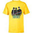 thumbnail image 1 of Disney Channel JONAS Nick Joe and Kevin - Short Sleeve T-Shirt for Kids - Customized-Yellow, 1 of 5