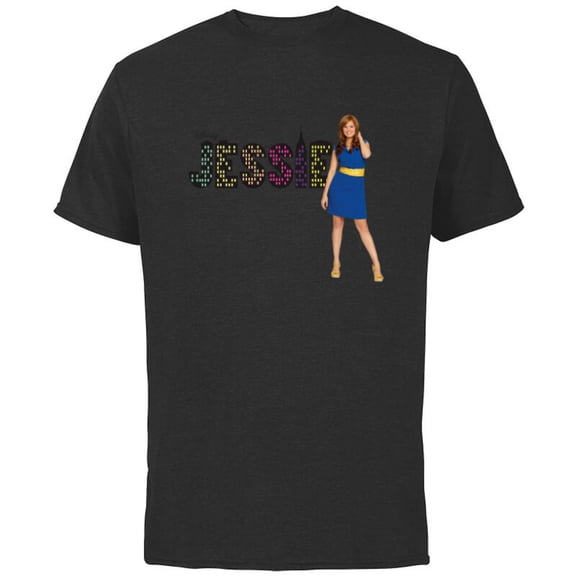 Disney Channel Jessie - Short Sleeve Cotton T-Shirt for Adults - Customized-Black