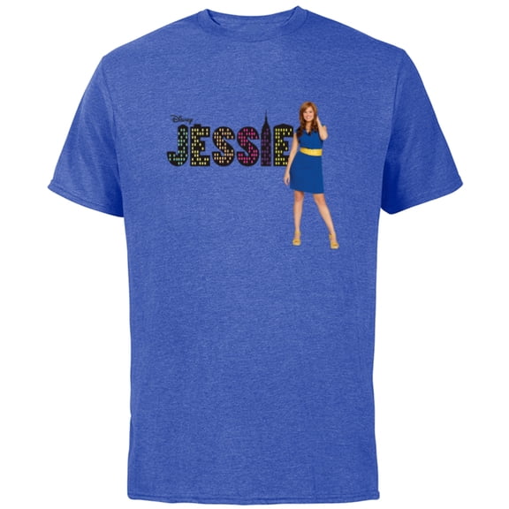 Disney Channel Jessie - Short Sleeve Cotton T-Shirt for Adults - Customized-Royal Heather