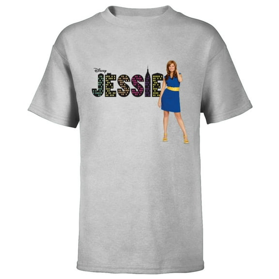 Disney Channel Jessie - Short Sleeve T-Shirt for Kids - Customized-Athletic Heather