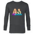 thumbnail image 1 of Disney Channel Liv and Maddie - Long Sleeve T-Shirt for Men - Customized-Charcoal Heather, 1 of 5