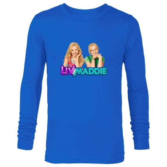 Disney Channel Liv and Maddie - Long Sleeve T-Shirt for Men - Customized-Royal