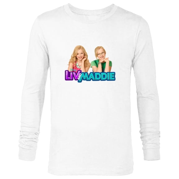 Disney Channel Liv and Maddie - Long Sleeve T-Shirt for Men - Customized-White