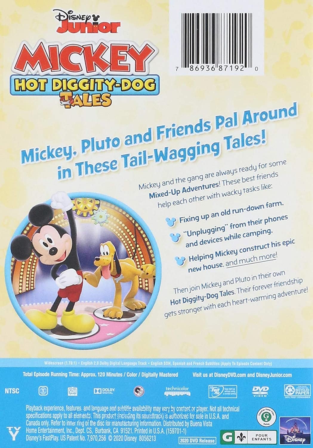 PreOwned Disney Channel Mickey Hot Diggity Dog Tales (DVD