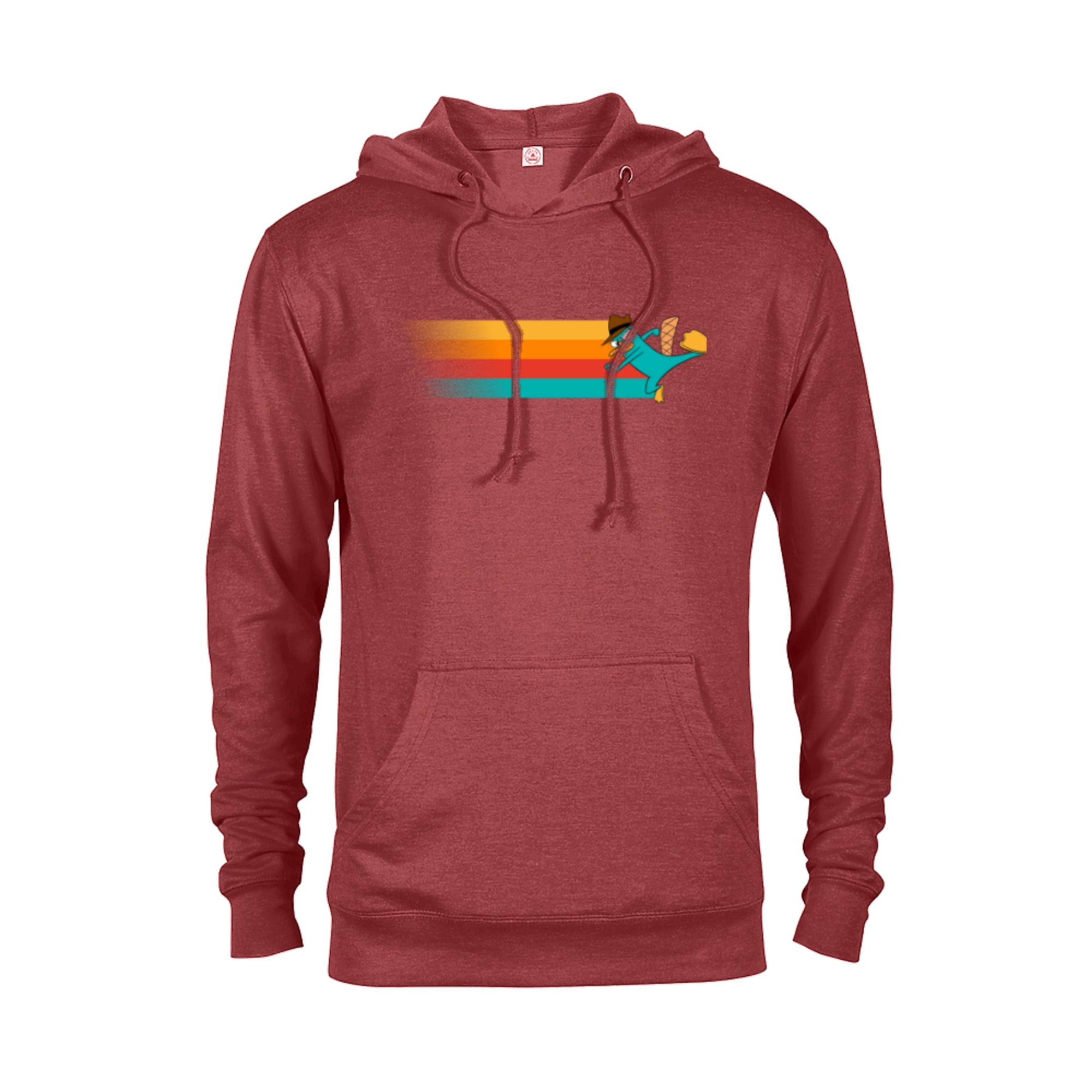 Disney Channel Phineas and Ferb Perry the Platypus Pullover Hoodie for Adults Customized Black