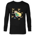 thumbnail image 1 of Disney Channel Star vs. The Forces of Evil Hot Dog - Long Sleeve T-Shirt for Men - Customized-Black, 1 of 5