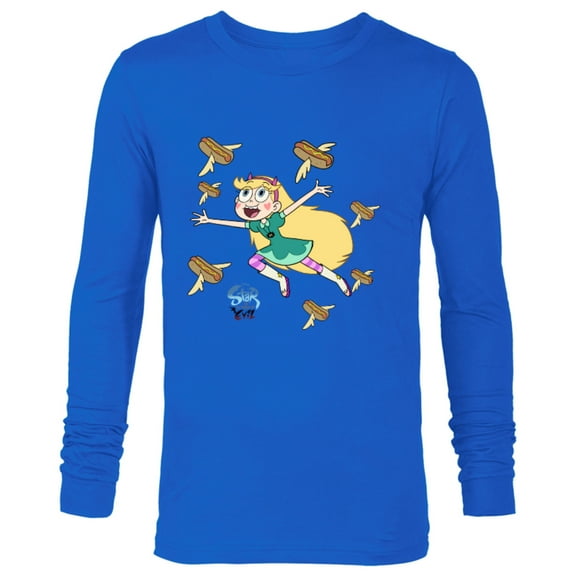 Disney Channel Star vs. The Forces of Evil Hot Dog - Long Sleeve T-Shirt for Men - Customized-Royal