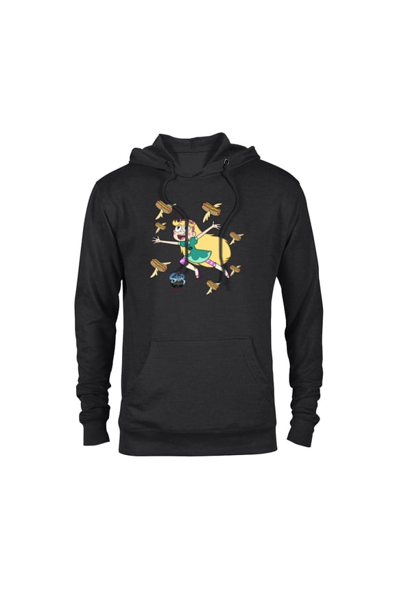 Channel Star vs. The Forces of Evil Hot Dog - Pullover Hoodie for Adults - Customized-Black