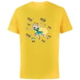 thumbnail image 1 of Disney Channel Star vs. The Forces of Evil Hot Dog - Short Sleeve Cotton T-Shirt for Adults - Customized-Yellow, 1 of 5