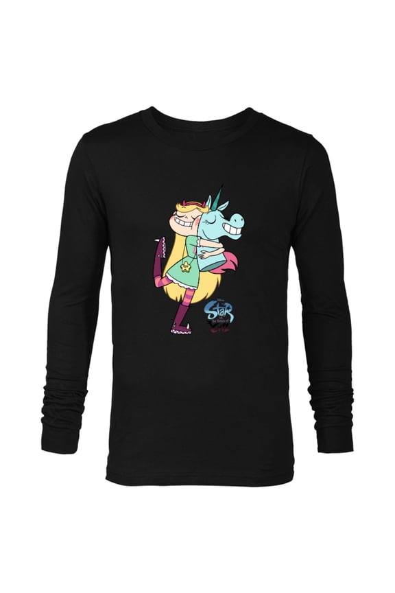 Channel Star vs. The Forces of Evil - Long Sleeve T-Shirt for Men - Customized-Black