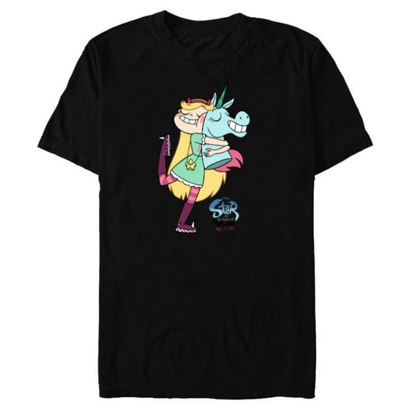 Disney Channel Star vs. The Forces of Evil - Short Sleeve Blended T-Shirt for Adults - Customized-Black