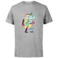 thumbnail image 1 of Disney Channel Star vs. The Forces of Evil - Short Sleeve Cotton T-Shirt for Adults - Customized-Athletic Heather, 1 of 5