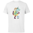 thumbnail image 1 of Disney Channel Star vs. The Forces of Evil - Short Sleeve Cotton T-Shirt for Adults - Customized-White, 1 of 5