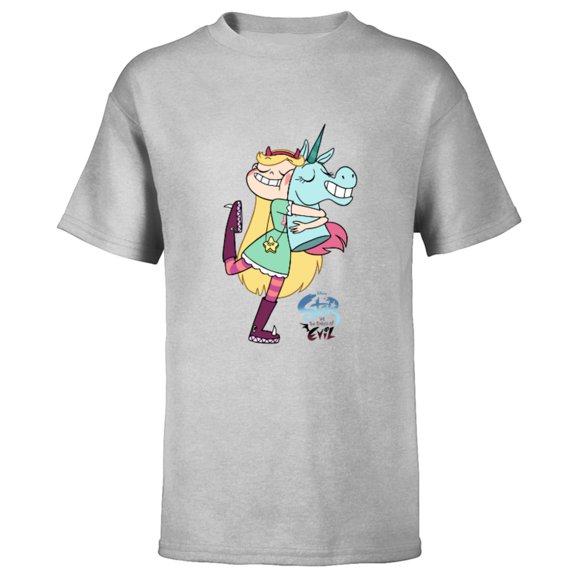 Disney Channel Star vs. The Forces of Evil - Short Sleeve T-Shirt for Kids - Customized-Athletic Heather