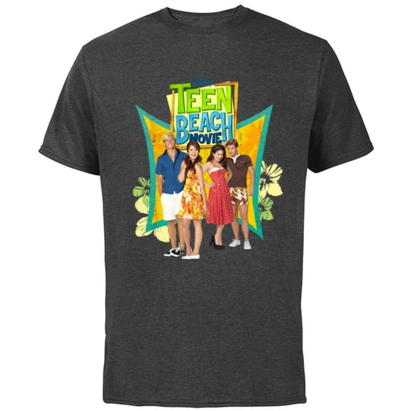 Disney Channel Teen Beach Movie Cast - Short Sleeve Cotton T-Shirt for Adults - Customized-Charcoal