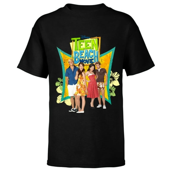 Disney Channel Teen Beach Movie Cast - Short Sleeve T-Shirt for Kids - Customized-Black