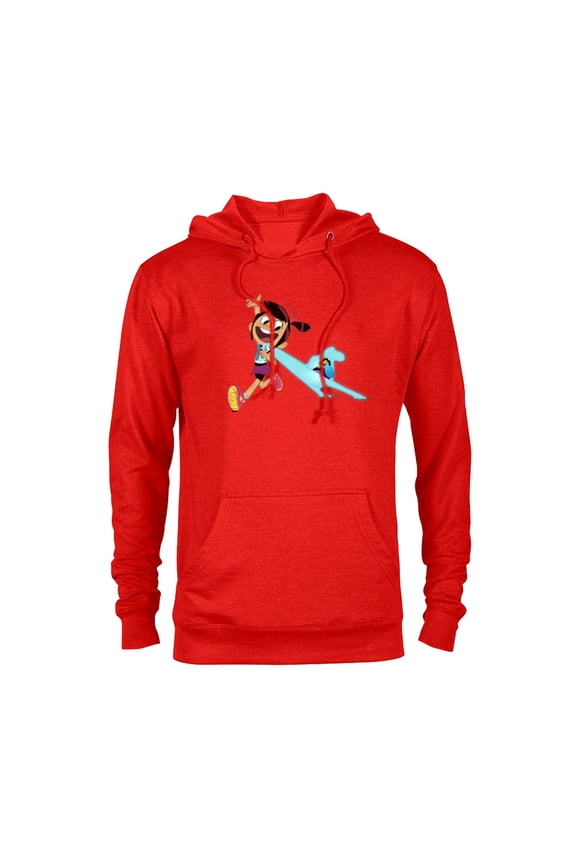 Channel The Ghost and Molly McGee - Pullover Hoodie for Adults – Customized-Red Heather