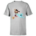 thumbnail image 1 of Disney Channel The Ghost and Molly McGee - Short Sleeve T-Shirt for Kids – Customized-Athletic Heather, 1 of 5
