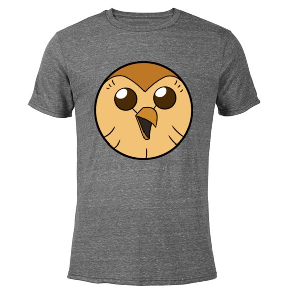 Disney Channel The Owl House Hooty - Short Sleeve Blended T-Shirt for Adults - Customized-Dark Heather