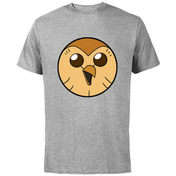 Disney Channel The Owl House Hooty - Short Sleeve Cotton T-Shirt for Adults - Customized-Athletic Heather
