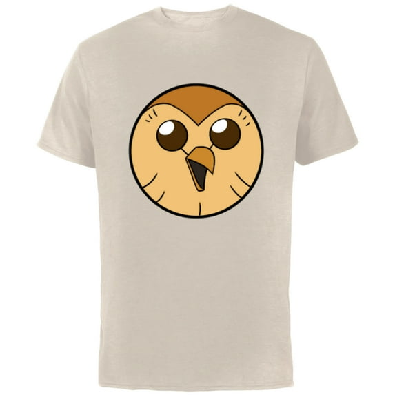 Disney Channel The Owl House Hooty - Short Sleeve Cotton T-Shirt for Adults - Customized-Natural