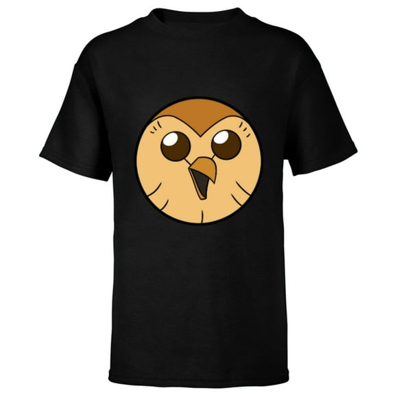 Disney Channel The Owl House Hooty - Short Sleeve T-Shirt for Kids - Customized-Black