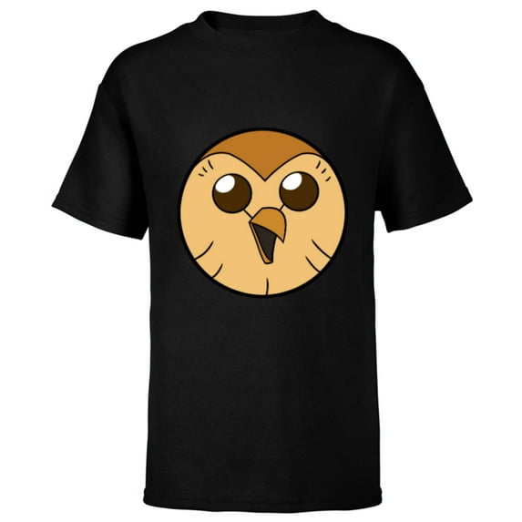 Disney Channel The Owl House Hooty - Short Sleeve T-Shirt for Kids - Customized-Black